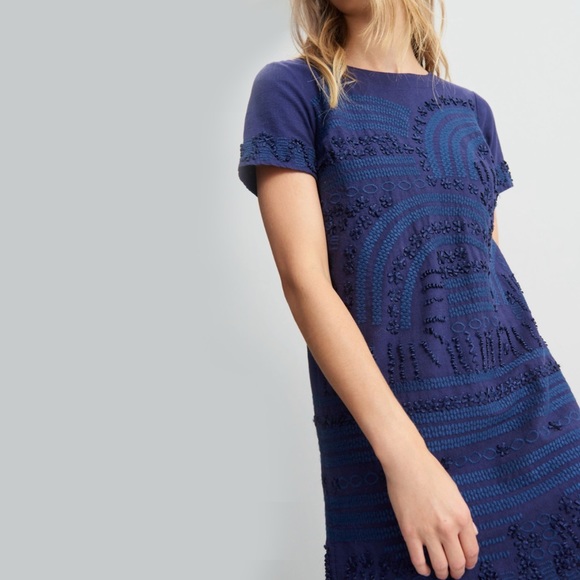 Anthropologie Rae Embroidered Shift Dress - Picture 2 of 6